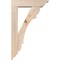 Ekena Millwork Olympic Traditional Smooth Bracket w/ Offset Brace, Douglas Fir, 5 1/2"W x 20"D x 32"H BKT0604X20X32OLY01SDF - alternate 2